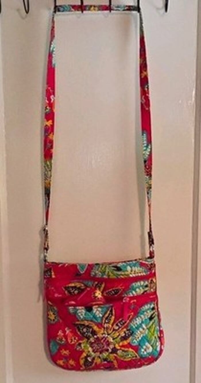 Vera Bradley Rumba Set Triple Zip Hipster Bag & RFID Accordion Wallet Ret. 2017